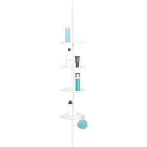 Better Living Products 70040 ULTI-Mate Rust Proof Aluminum Tension Shower Pole Caddy, No Size, White
