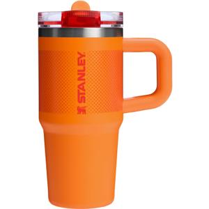STANLEY Quencher ProTour Flip Straw Tumbler with Leakproof Lid 14 oz | Built-In Straw and Handle | Cup Holder Compatible for Travel | Insulated Stainless Steel Cup | BPA-Free | Goldenrod Fade