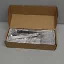 Under Desk Cable Management Tray White, Cinati Wire Organizers No Drill, Cable Tray with Clamp for Wire Management, Cord Organization Box for Office, Home - No Damage to Desk (13.4"-1 Pack)