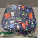 Toddler Booster Seat for Dining Table, Portable Kids Booster Seat with Safety Buckles Portable Increasing Booster Cushion with Non-Slip Bottom (Blue Dinosaur)