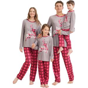 Family Matching Christmas Pajamas Set, Cute Elk Sleepwear for Boys Girls Dad Mum (M)