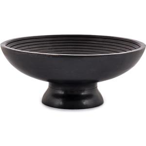 NIRMAN FRUIT BOWL Mango Wood for Fruits or Salads,Serving Dish Looks Absolute Beautiful With Your Kitchen (12" x 12" x 5")