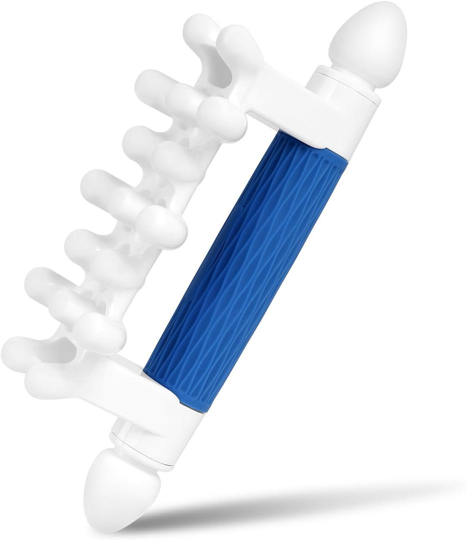 Fascia Massage Tool Blaster for Cellulite - Trigger Points - Muscle Relaxation,Handheld Myofascial Release Tool for Every Part of The Body (Small, Blue)