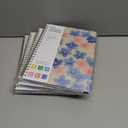 4 x 2026 Planner, Weekly and Monthly Calendar Planner Book, Jan 2026 - Dec 2026, Planning Agenda for Desk Accessories and School Supplies - A5 (6.3'' x 8.5'') (Blue Flower)