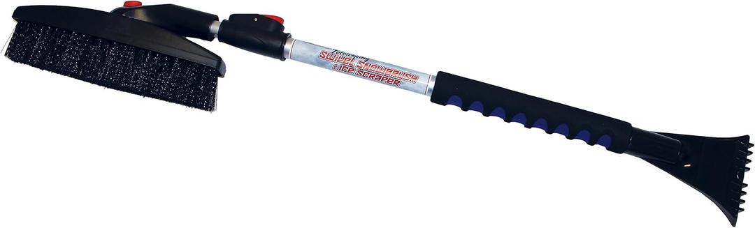 Bigfoot 42" Telescoping Swivel Snowbrush and Ice Scraper - Comfort Grip - Pin Lock 1708