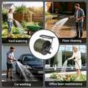 Heavy Duty Wall Mounted Garden Hose Reel Durable Steel Construction, Come with 130ft Rubber Garden Hose & 5ft Lead-in Hose, Brass Fittings, Easy Crank Handle, Weather Resistant