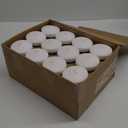 3" White Floating Candles 12 Pack, Unscented & Dripless, Long-Lasting Wax for Wedding, Party, Holiday, Home Decor, Romantic Centerpieces, Valentine's Day, Christmas & Pool Decoration