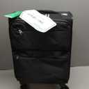 LIGHTGO 20" Carry On Softside Luggage, Ultra Light, TSA Lock Black, 20in