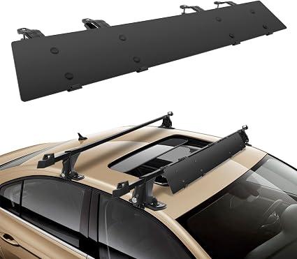 DREAMOTOR 96cm/38'' Roof Rack Fairings Wind Noise Reducer Roof Rack Crossbar Wind Fairing Fits Most Factory Bars Compatible with Honda Civic Toyota Camry Mercedes-Benz Mazda Subaru