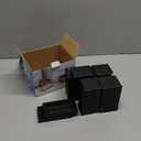 Rectangle Bed Risers, 3 Inch Heavy Duty Adjustable Furniture Risers for Bed Sofa Table and Couch LiftSupport Up to 1,300 Lbs (4 Pack-Black)