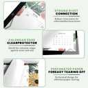 2 x Desk Calendar 2026-2027 - Large 22x17 Monthly Calendar, 18 Month Desk Top Calendars (Jan 2026Jun 2027) Teacher & Office Desk Calendars Organizer (white, 22 * 17)