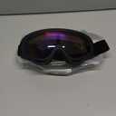 COOLOO Ski Goggles, 2 Pack Snow Goggles Snowboard Goggles for Men Women Kids - UV Protection Foam Anti-Scratch Dustproof (One Size, 01.multicolor/Gray)