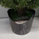 3FT Artificial Topiary Tree Realistic Faux Cedar Pines Christmas Trees UV Rated Fake Shrubs for Front Porch Faux Plants Indoor and Outdoor Decor (2 Pack)