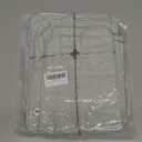 Decorative Linen Cotton Pillow Covers Embroidery Plaid Square Farmhouse Throw Pillows Cases Check Cushion Cover Sham for Couch Sofa Chair Bed Living Room Home Decor, 18 18 Inch 2 Pack Grey