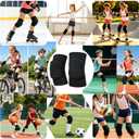 2 x Kids Knee Pads Thickened Foam Padding Elastic Breathable Knee Braces for Sports, Youth Boys Girls Dance Volleyball Basketball Football Skating Cycling Running Protective Gear