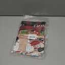 Christmas Gnome Window Valance,Xmas Tree Valances for Kitchen Windows,Winter Snowflakes Branches Rod Pocket Valance Curtain,Dark Blue Short Curtains Window Treatment for Bedroom 54x18in