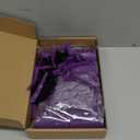 WILLBOND 141 Pcs Hair Rollers Set Include Plastic Hair Rollers with Pins and Clips(Purple)