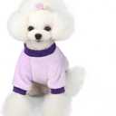 Dog Clothes Fleece Woolen Sweater Winter Warm Coat Fruit Pajamas for Small Medium Dog Cat Purple XXL