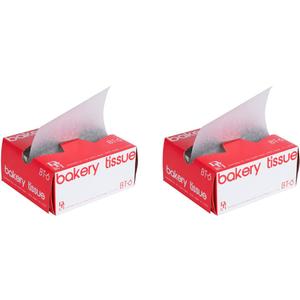 BT-6 Interfolded Bakery Tissue Paper Sheets 6" x 10 3/4" - qty/Pack 1000 (2 Pack)