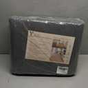 YDKGL Washable Area Rug 6x9 Large Jute Like Rug for Living Room, Soft Non Slip Rugs Carpet for Dining Room Bedroom Cotton Boho Woven Braided Rugs Home Office Decor, Grey