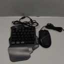 RedThunder One-Handed RGB Gaming Keyboard and Mouse Combo, 35 Keys Mini Gaming Keypad, 6400 DPI Mouse, Portable Game Controller for PC Gamer