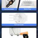 ECCPP Fuel Pump Replacement E3521M Compatible with Buick Rendezvous for Pontiac Aztek 2001 2002 2003 2004 V6 3.4L