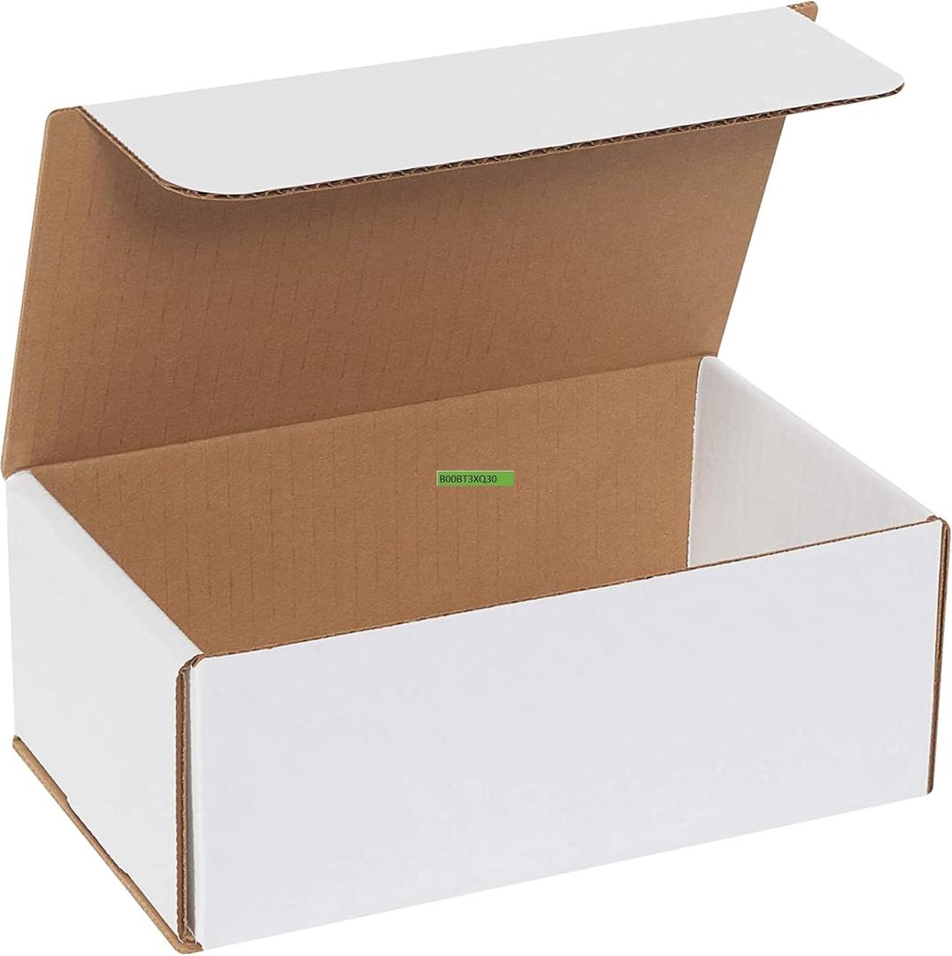 BOX USA Shipping Boxes Small 8"L x 5"W x 3"H, 50-Pack | Corrugated Cardboard Box for Packing, Moving and Storage 853