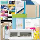 Cricut Joy Xtra Machine with Printable Sticker Paper and Card Kit Bundle - Sticker Making Set with Cutting Machine, DIY Greeting Cards with Pens and Envelopes, Craft Cutting Mats, Tools and Materials