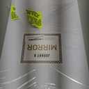 JOHNNY B. Large Handheld Lightweight Rectangular Mirror with Double Handle for Barbers, Hairdressers, Home