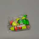 THKFISH Fishing Bobbers Floats,10 Packs Weighted Bobbers, Foam Oval Slip Bobbers for Fishing, Three Colours Crappie Bobbers, for Fishing Bluegill Crappie Panfish Bass Trout, 1in 1.5in 2in