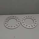 2PCS 8 Lug Wheel Spacers 1/2 Inch (12mm) Thick, 8x6.5 8x165.1 8x170 8x180 Hubcentric Aluminum Adapters, Compatible with F250 E350 Ram 2500 3500 Express 3500 K3500 Silverado Suburban