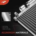 A-Premium Air Conditioning A/C Condenser Compatible with 2006-2011 Honda Civic & 2006-2011 Acura CSX, Sedan