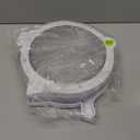 Cat Door, 4 Way Locking, White, 12.2 x 10.2 in, for Cats & Small Dogs, Weatherproof, Interior