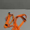 Lukovee No Pull Dog Harness and Leash Set, Soft Padded Small Dog Harness, Neck & Chest Adjustable Reflective Vest Puppy Harness with 4ft Lightweight Anti-Twist Dog Leash for Small Dogs (Orange, XS)