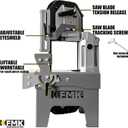 10A Variable Speed Metal Band Saw with Large Workbench, 5" Cutting Capacity, Adjustable Speed 137-472 FPM, BandSaw Perfect for Metalworking, Knife Cutting