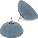 Pawfly Aquarium Air Stone 4 Inch Bread, Fish Tank Air Stone Oxygen Diffuser for Air Pump Fish Tank Bucket Pond and DWC Reservoir, 2 Pack