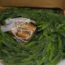 Fovths 1 Pack 6 Feet Christmas Norfolk Garlands Set Artificial Faux Greenery Garland 4 Cow Bell with Jute Hanging Rope Light String Winter Pine Garland for Xmas Indoor Holiday Decor, Green