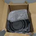 Oggi Insulated Ice Bucket, 4 Quart / 3.8 L, Stainless Steel, Black.