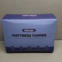 3 Inch UltraFluffy Memory Foam Mattress Topper Queen for Back Pain, Soft Comfy Pillow Top Queen Mattress Topper with 4X Support, Mattress Pad with Breathable Air Mesh Sides, 621'' Deep Pocket