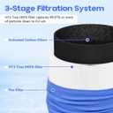 Premuim Replacement Filter Compatible with Blue Pure 511 Air Puri-Fier, 2-in-1 Filters with Particle and Activated Carbon 2 Packs