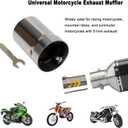 Motorcycle DB Killer 51mm Universal Exhaust Muffler Silencer Baffle Removable Noise Eliminator