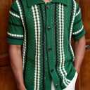 Green T-shirt with Stripes Size S