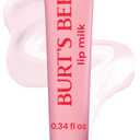 Burts Bees Lip Milk, Daily Lip Moisturizer, Sweet Strawberry, Vitamin Enriched Moisturizing Lip Balm with Almond Milk and Jojoba Oil, Hydrating for Softer Lips, 1 Tube, 0.34 Fl Oz