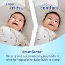 Graco SmartSense Soothing Baby Bassinet Smart Newborn Bassinet Detects and Automatically Responds to Baby's Cries for Newborn Babies to 6 Months