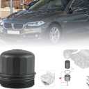 11427615389 11427571010 Oil Filter Cap 2007-2024 Fit ForBMW 550i 550i xDrive 650i 650i xDrive 750Li 750Li xDrive 760Li M760Li xDrive M8 X5 X6 X7 Replace# 7571010 7615389 271666