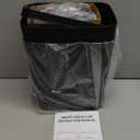 2 Pack 2.7 Gal Bathroom Trash Can with Lid, Automatic Trash Can Small Smart Garbage Can Touchless, Slim Motion Sensor Waterproof Plastic Trash Bins for Bedroom Office Kitchen Toilet Black