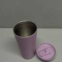 Ideus 17 oz Travel Coffee Mug, Double Wall Vacuum Stainless Steel Insulated Coffee Tumbler With Lid, Splash-Proof & Cup Holder Friendly, Keeps Drinks Hot/Cold, Dishwasher Safe, Purple