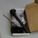 Key Lockable Two Sided Gate Latch, Outdoor Fence Gate Lock Double Sided Gate Latch, 2 Way Gate Latch Lock with Spring Loaded Pull Cable, Fence Locks for Outdoor Gates Metal, Wood Fence