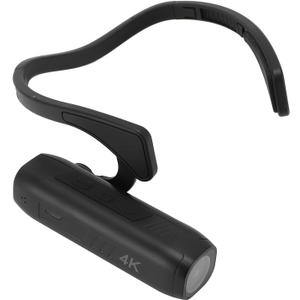 Yoidesu 4K Head Mounted Video Camera, 4K 60FPS 42MP Camcorder, Anti Shake 120 Wide Angle Wearable Camera with 2 Axis Stabilizer, APP Control for Vlog, Sports