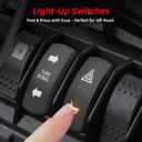 UTV Turn Signal Kit with 110DB Horn, Pre-Wired, Plug and Play ATV UTV Blinker with Rocker Switch, Universal UTV Street Legal Kit Compatible with Polaris, Can Am, CFMOTO, Arctic Cat